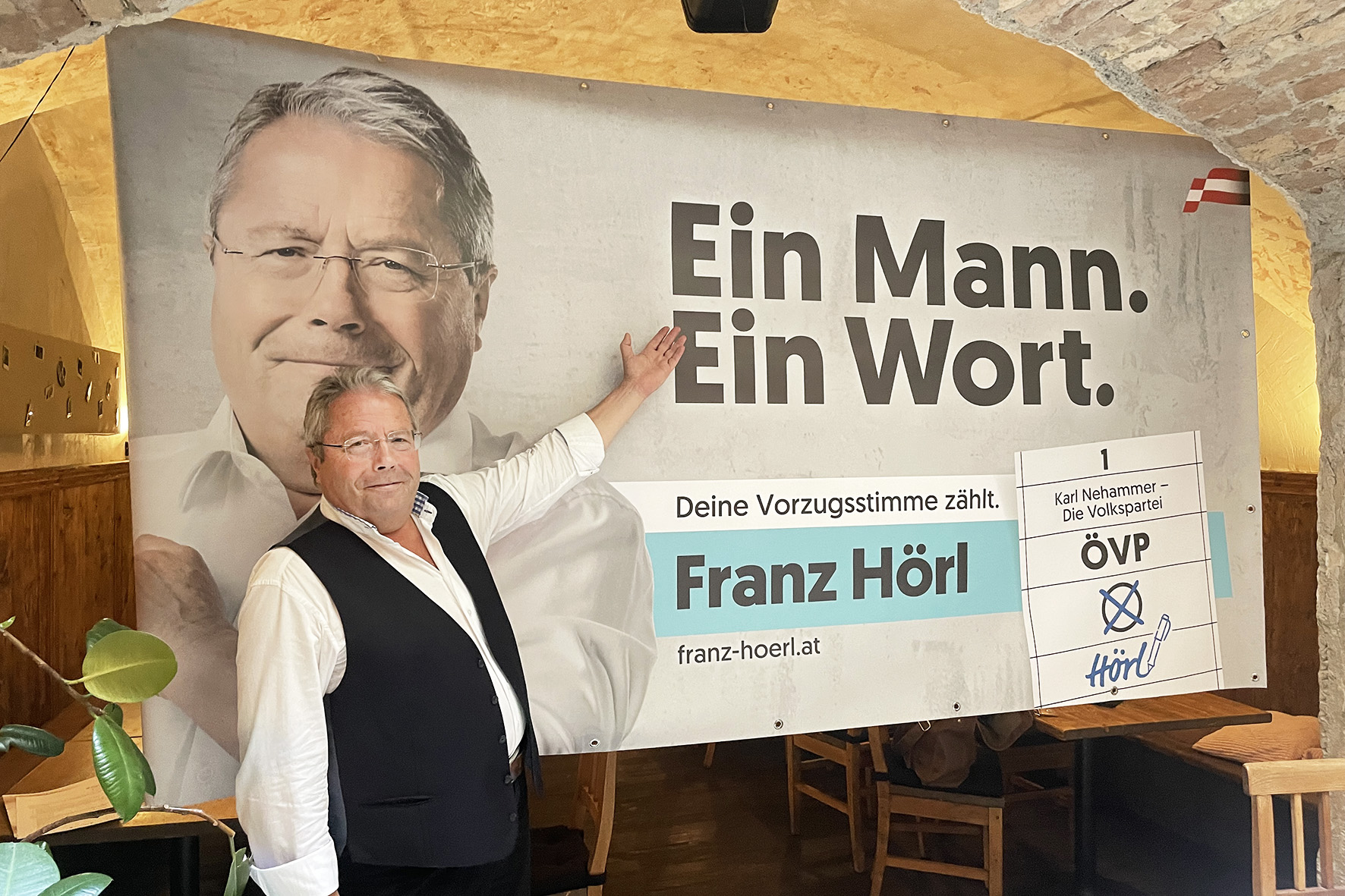 Franz Hörl will es noch einmal wissen!